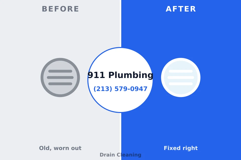 Before and after: plumbing repair Mineralwells, WV